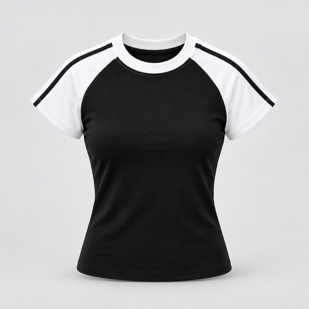 Y2K,Y2KFASHION,Y2KBabyTee,Raglantee,raglantshirt,contraststripe,stripedtshirt,bodycontee,fittedtshirt,womensstreetwear,retrofashion,2000sfashion,sportychic,casualwear,preppystyle,colourblock,summertops,shortsleevetop,crewneck,everydayessential