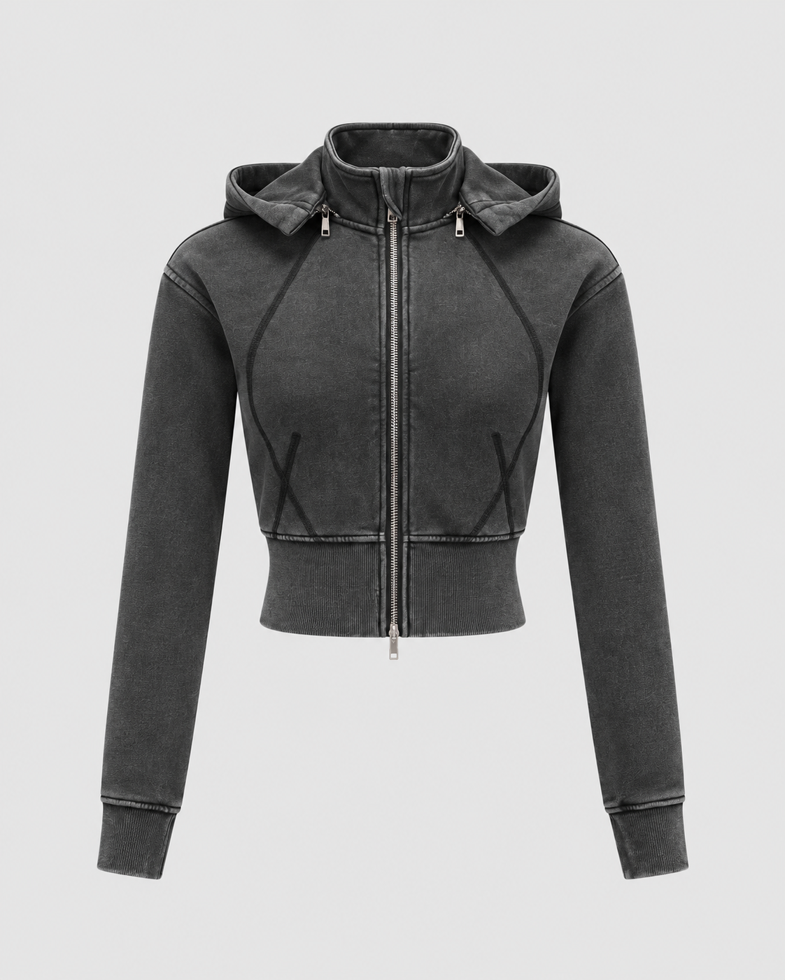 croppedhoodie,zipuphoodie,vintagewashed,charcoalhoodie,washedblack,y2kfashion,y2kstreetwear,womensstreetwear,vintagestreetwear,croppedzipup,fittedhoodie,distressedfashion,fleecehoodie,detachablehood,casualstreetwear,womenshoodie,matchingset,autumnfashion,heavyweighthoodie