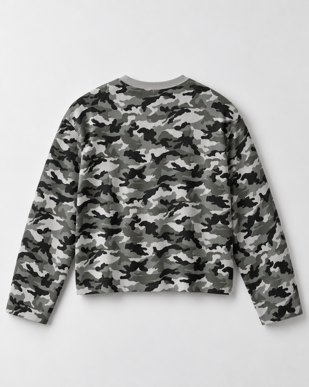 Camo Waffle Long Sleeve Tee