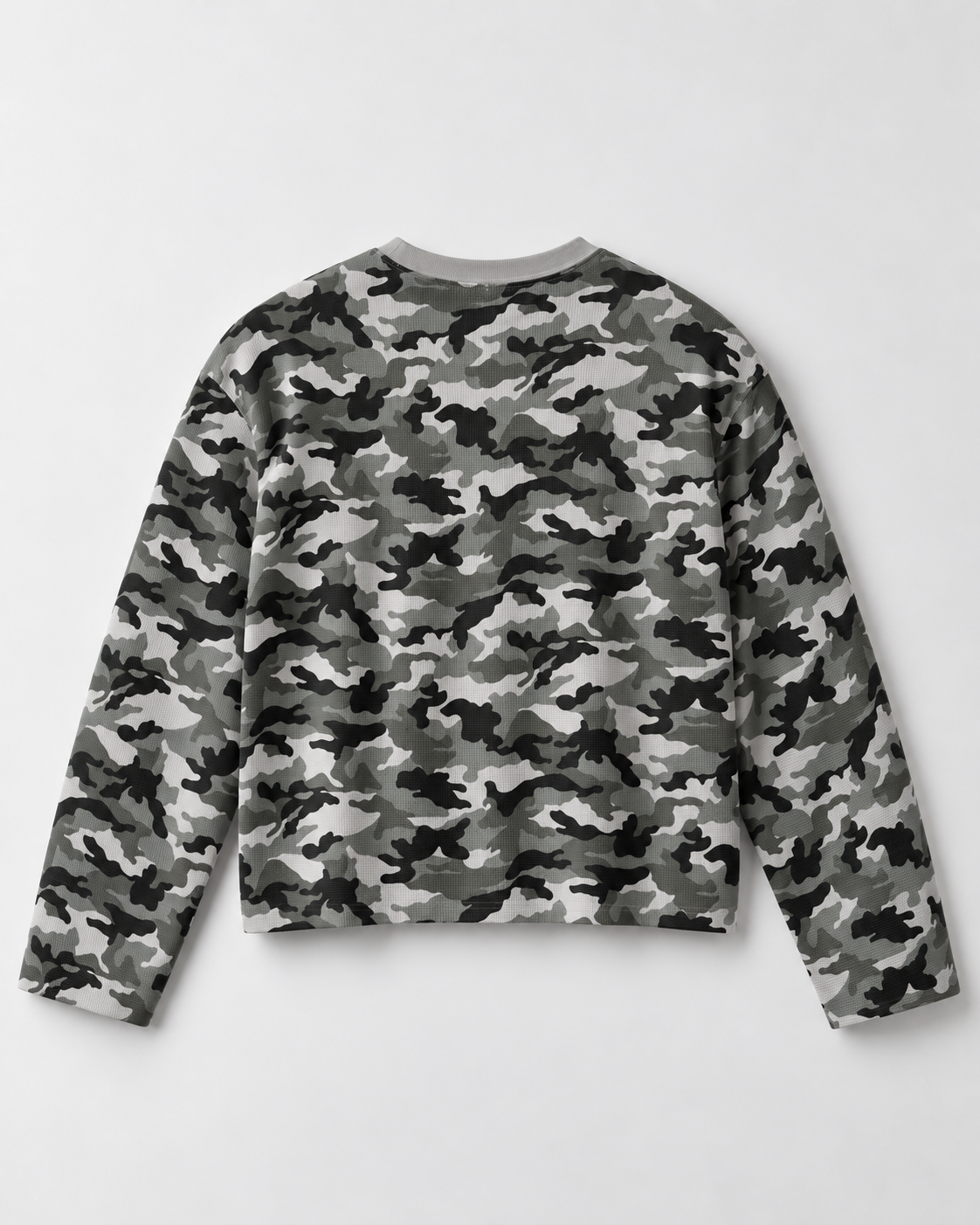 Camo Waffle Long Sleeve Tee