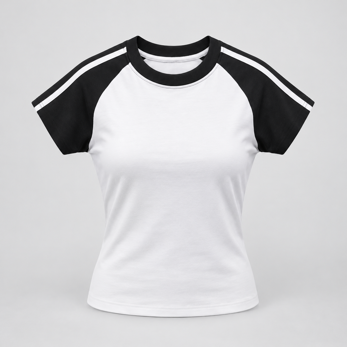 Y2K,Y2KFASHION,Y2KBabyTee,Raglantee,raglantshirt,contraststripe,stripedtshirt,bodycontee,fittedtshirt,womensstreetwear,retrofashion,2000sfashion,sportychic,casualwear,preppystyle,colourblock,summertops,shortsleevetop,crewneck,everydayessential
