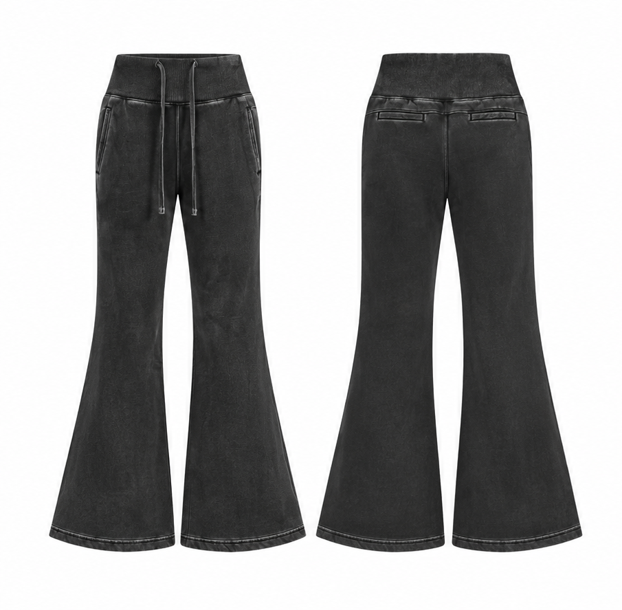 vintagewashedsweatpants,flaredsweatpants,womensflarejoggers,fleecesweatpants,streetwearpants,vintagejoggers,drawstringsweatpants,y2ksweatpants,womensloungepants,matchingsetpants,washedwidelegsweatpants,casualstreetwearbottoms,autumnloungeset