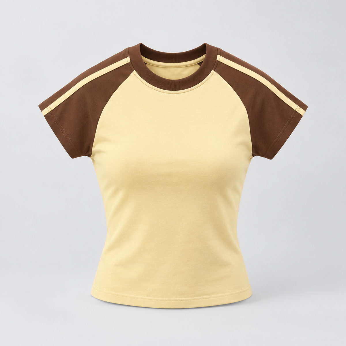 Y2K,Y2KFASHION,Y2KBabyTee,Raglantee,raglantshirt,contraststripe,stripedtshirt,bodycontee,fittedtshirt,womensstreetwear,retrofashion,2000sfashion,sportychic,casualwear,preppystyle,colourblock,summertops,shortsleevetop,crewneck,everydayessential