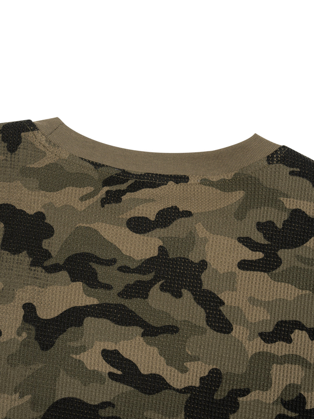 Camo Waffle Long Sleeve Tee