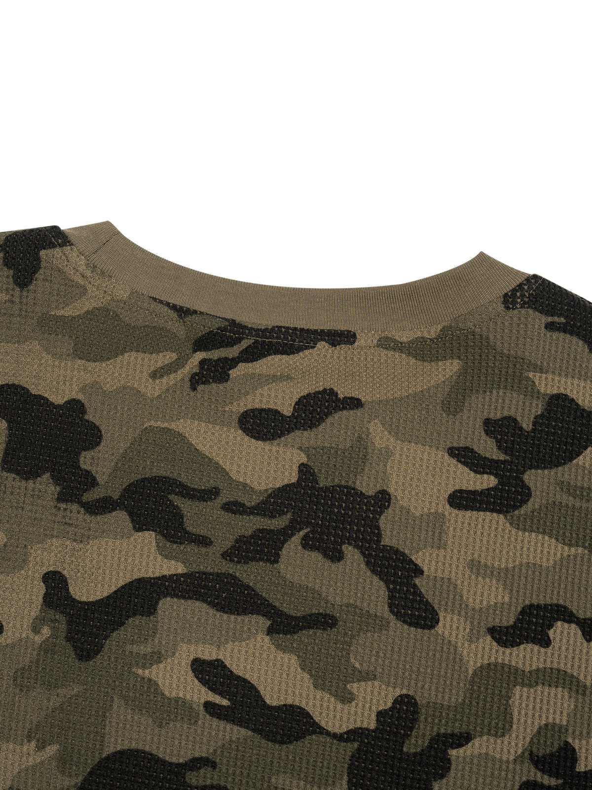 Camo Waffle Long Sleeve Tee