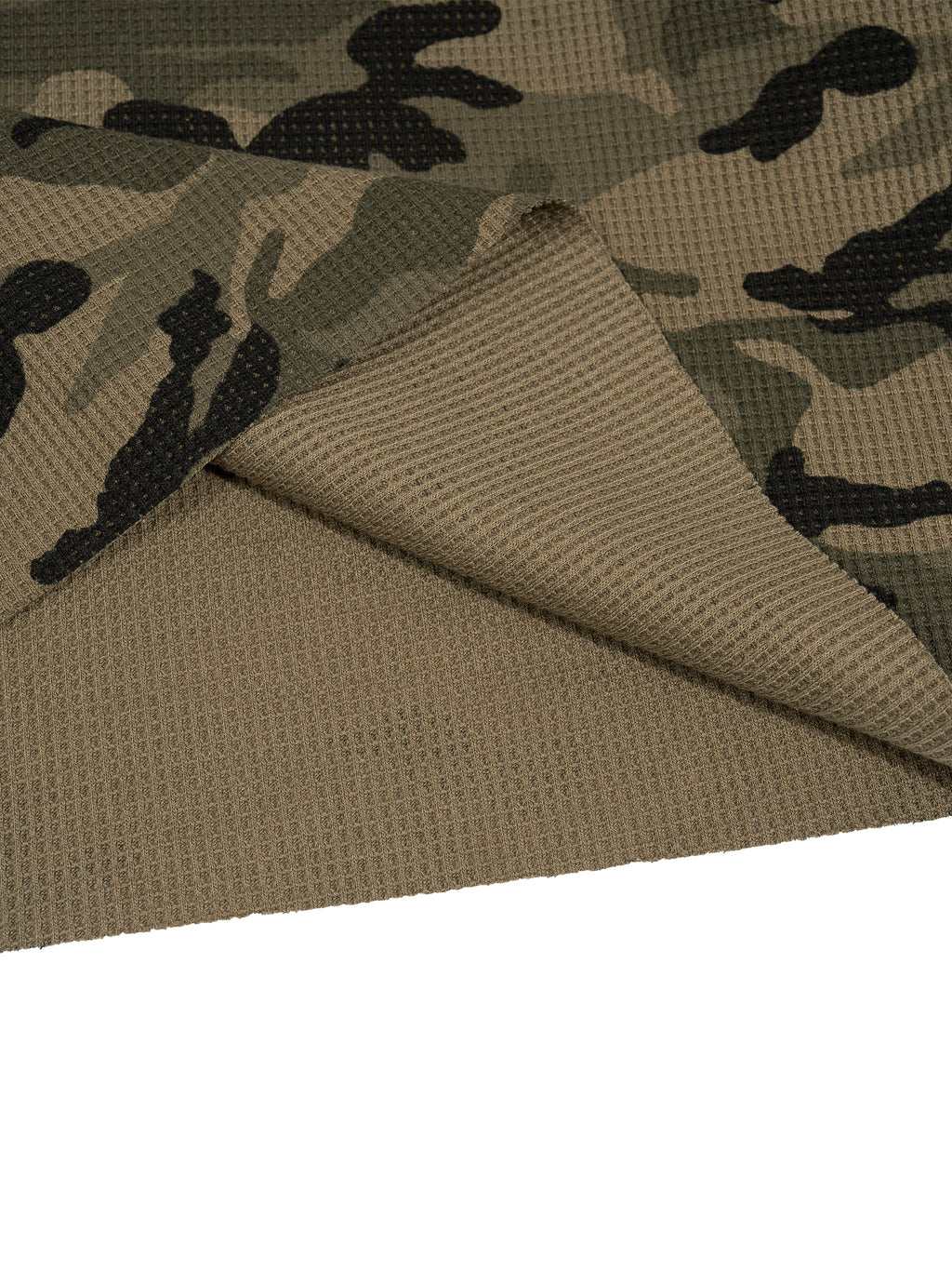 Camo Waffle Long Sleeve Tee