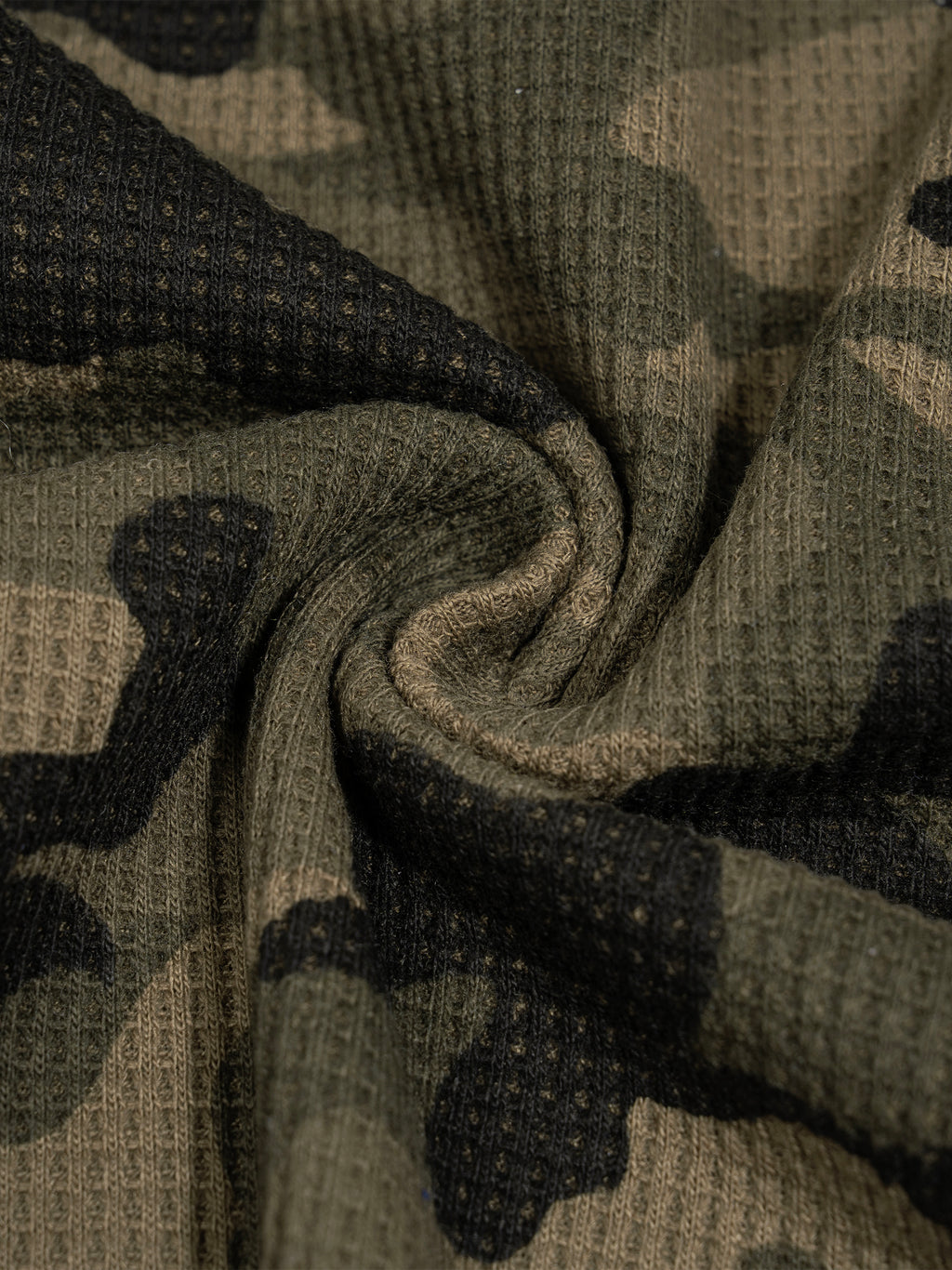 Camo Waffle Long Sleeve Tee